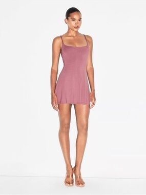 SKIMS | Dresses | Skims Soft Lounge Slip Dress In Color Hot Pink | Poshmark